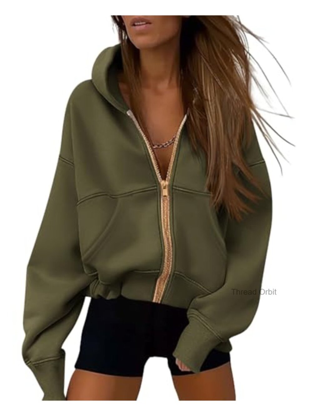Women's Zip Up Fleece Hoodie Sweatshirt with Pockets